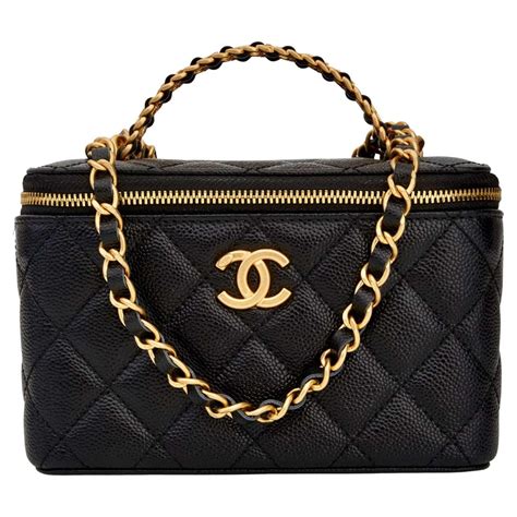 black chanel vanity|chanel vanity case 2022.